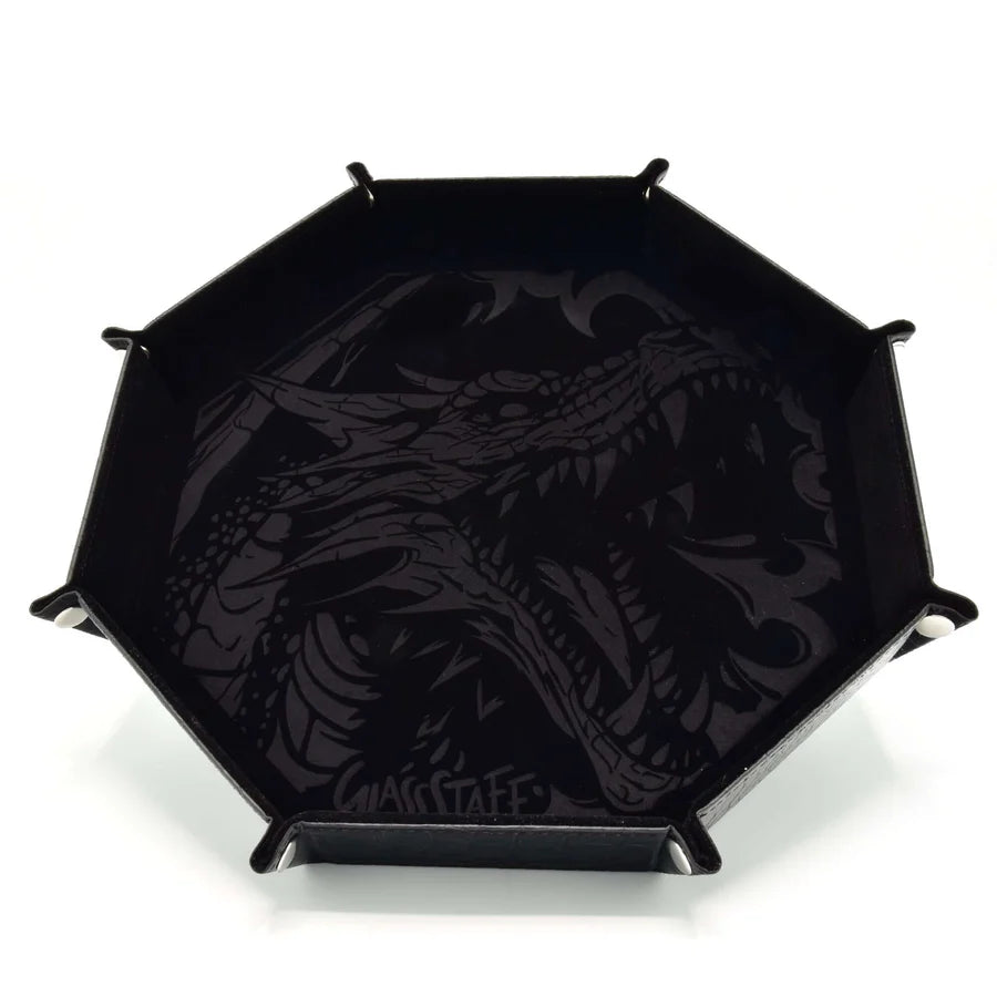 CritStones XL Octagonal Foldable Dice Tray - Dragon Skin Edition