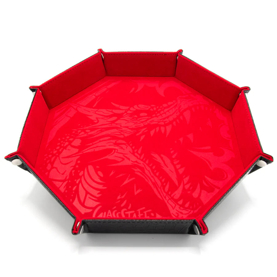 CritStones XL Octagonal Foldable Dice Tray - Dragon Skin Edition