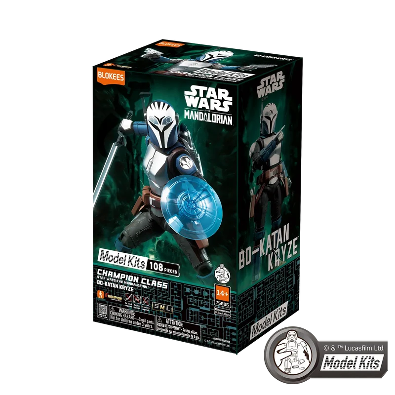 STAR WARS: THE MANDALORIAN™ CHAMPION CLASS 06 BO-KATAN KRYZE™ MODEL KITS | BLOKEES