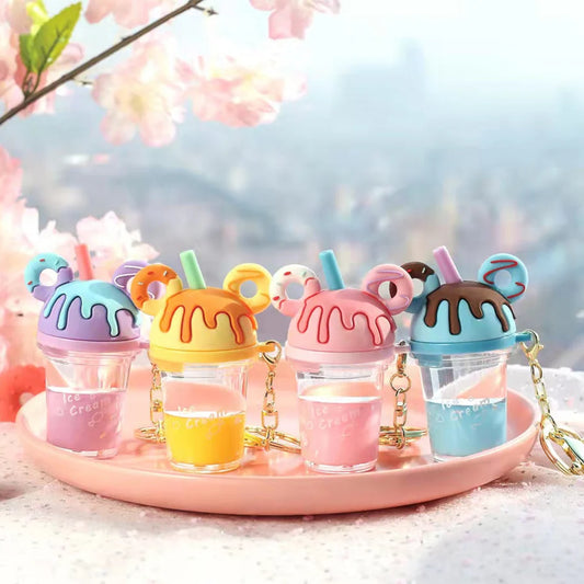 Mima Bubble Tea Sundae Keyring