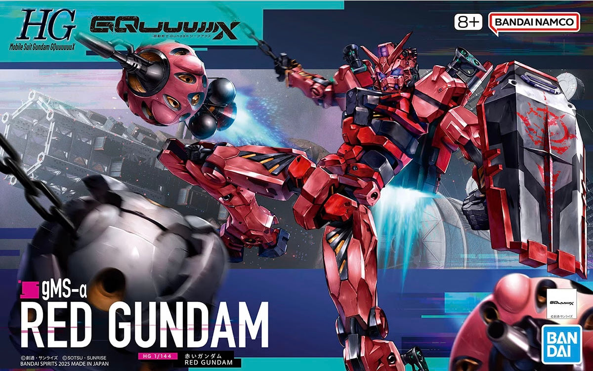 Gundam - gMS-a Red Gundam (Mobile Suit Gundam GQuuuuuuX) HG 1/144