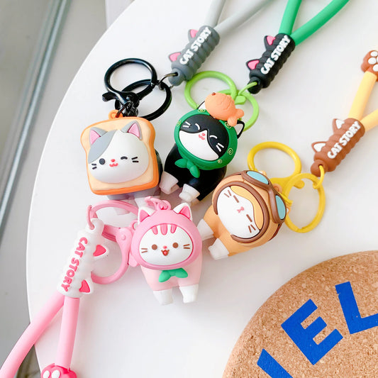 Mima Cat Story Keyring