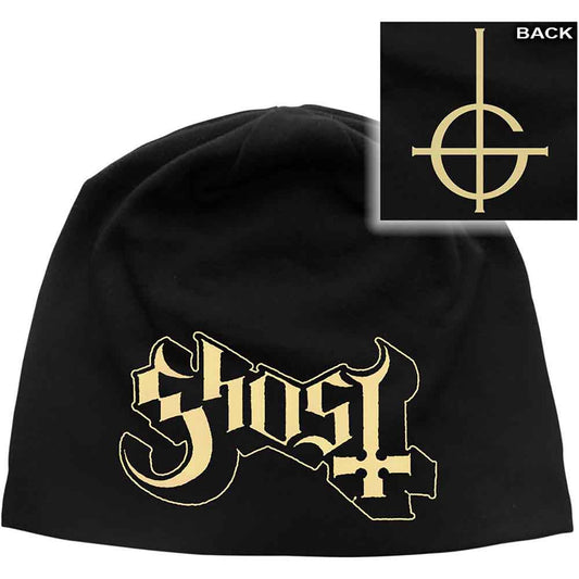 Ghost Unisex Beanie Hat: Logo