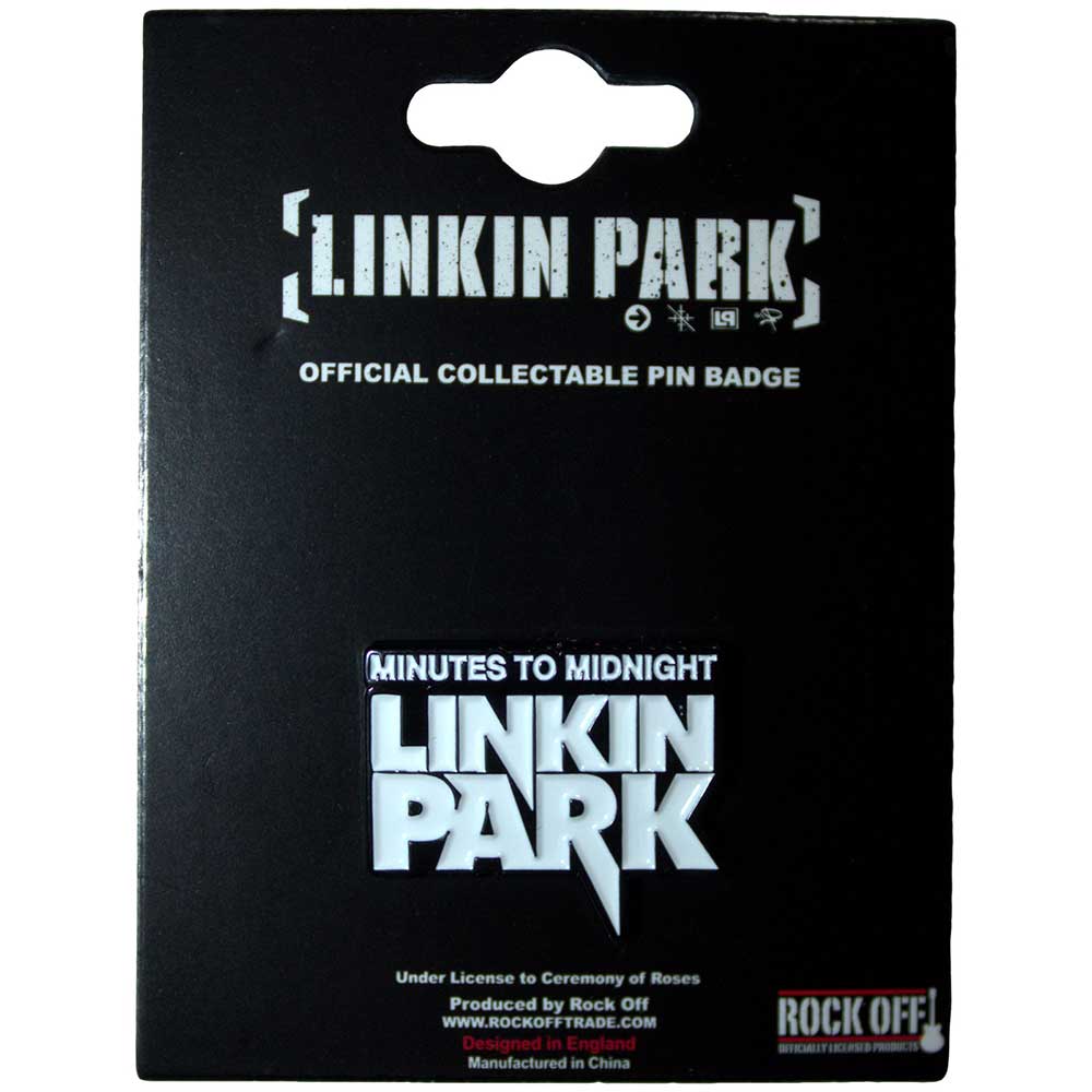 Linkin Park Pin Badge: Minutes To Midnight