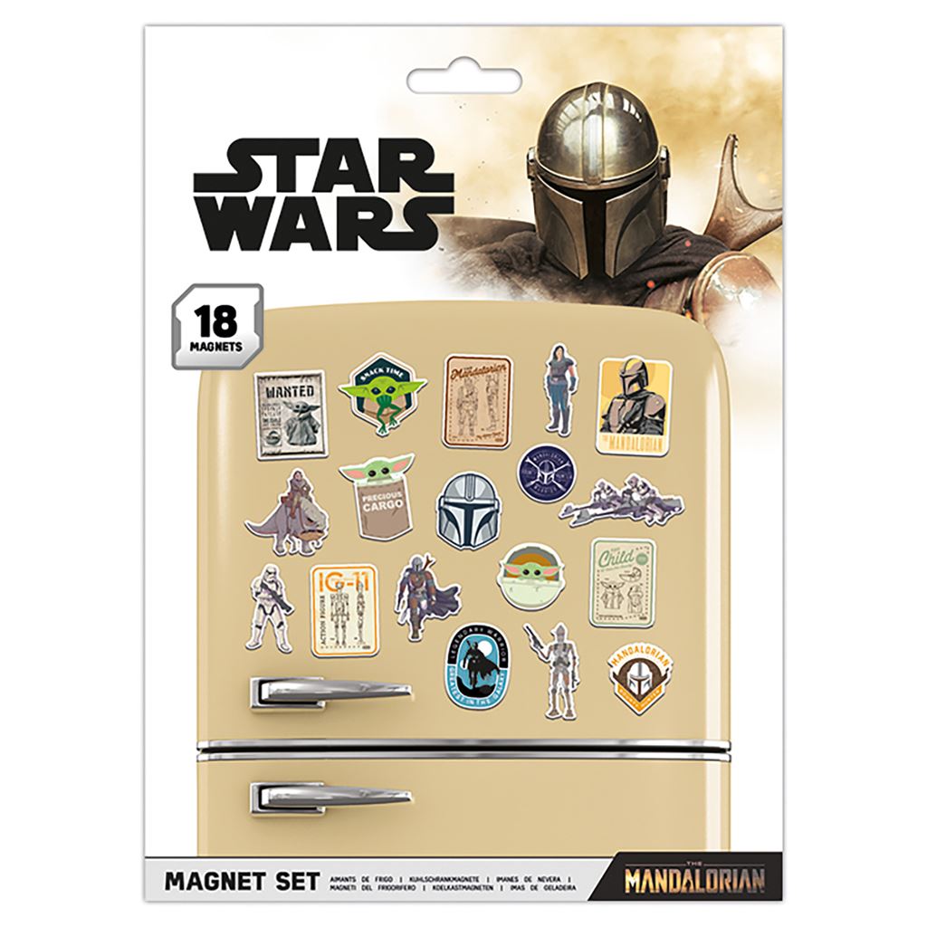 STAR WARS: THE MANDALORIAN (BOUNTY HUNTER) MAGNET SET