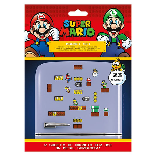 SUPER MARIO (MUSHROOM KINGDOM) MAGNET SET