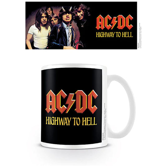AC/DC (Highway to Hell) 11oz/315ml White Mug
