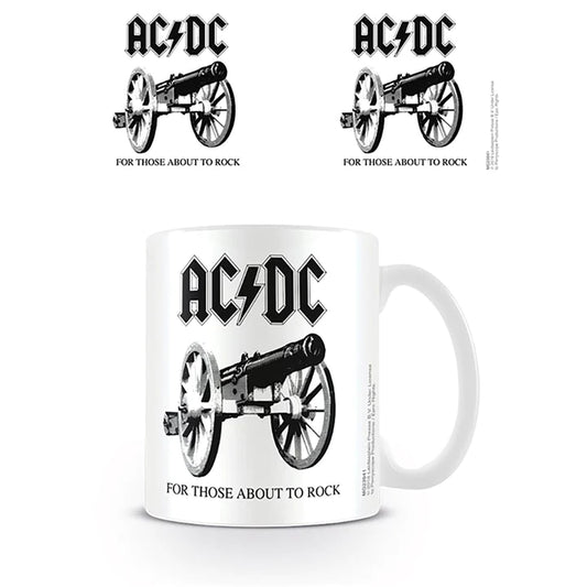 AC/DC (Those About to Rock) 11oz/315ml White Mug