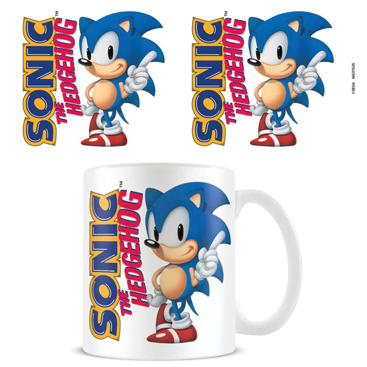 Sonic The Hedgehog (Classic Gaming Icon) 11oz/315ml White Mug