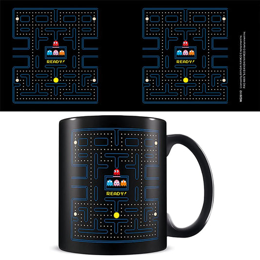 Pac-Man (Maze) 11oz/315ml Black Mug
