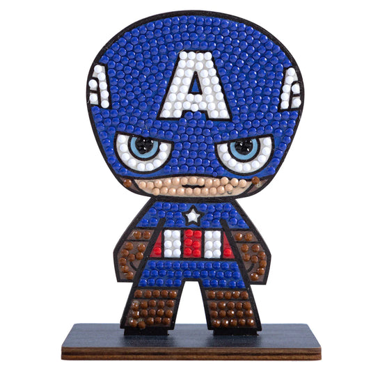 "Captain America" Crystal Art Buddy MARVEL Series 1