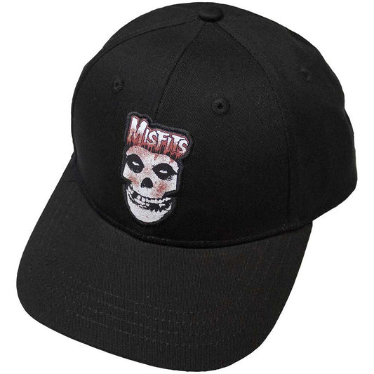 Misfits Unisex Baseball Cap: Blood Drip Skull (Black)