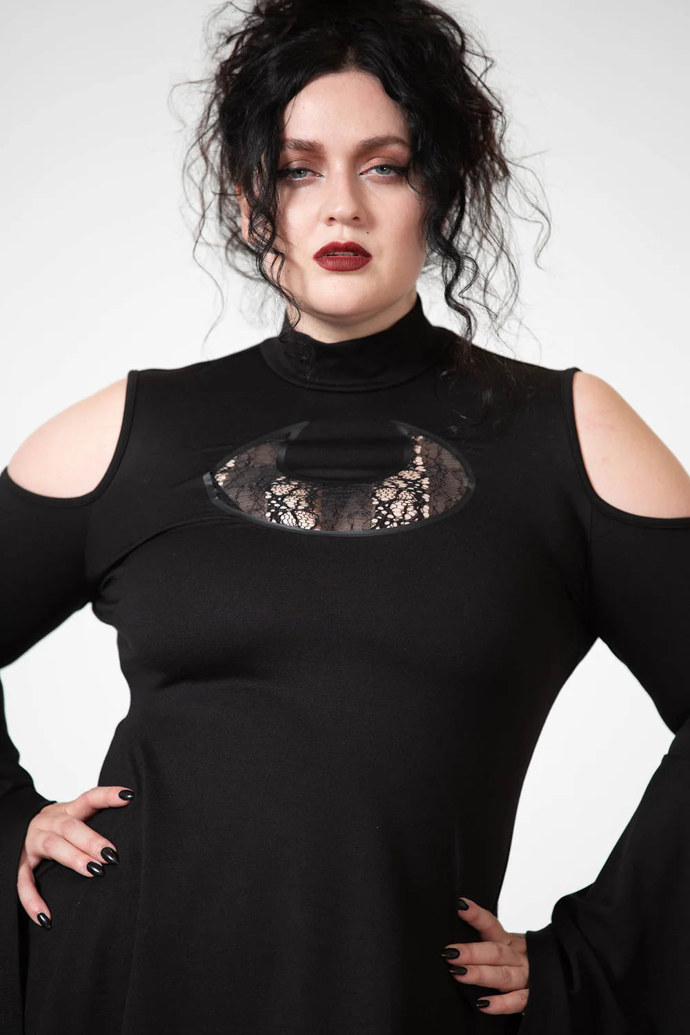 Killstar - Moonshine Cold Shoulder Top
