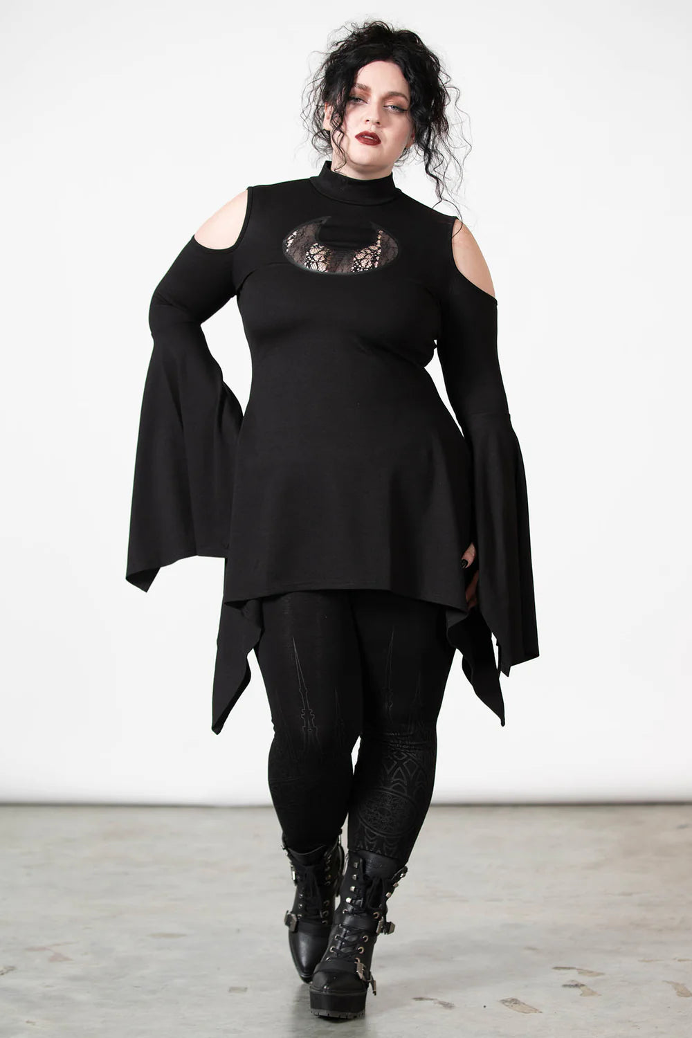 Killstar - Moonshine Cold Shoulder Top