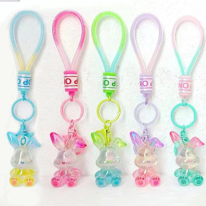Mima Transparent Rabbit Keyring
