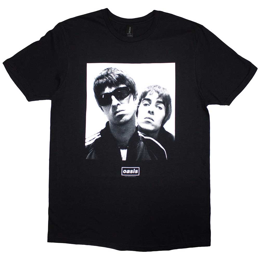 Oasis Unisex T-Shirt: Noel & Liam Square Photo