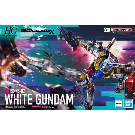 Gundam - HG 1/144: Mobile Suit Gundam GQuuuuuuqx - White Gundam