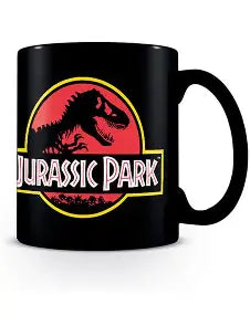 Jurassic Park (Logo) Black Mug