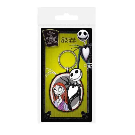 NIGHTMARE BEFORE CHRISTMAS (JACK & SALLY) KEYCHAIN