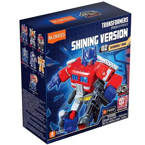 Transformers Blokees Plastic Model Kit Shining Version 02 Shining 1985 Blind Box