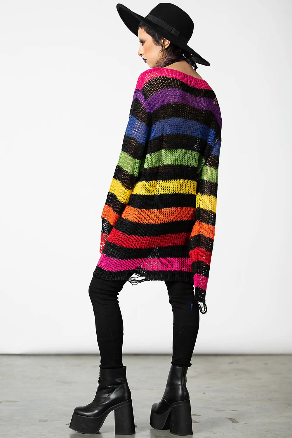 Killstar - Over The Rainbow Knit Sweater