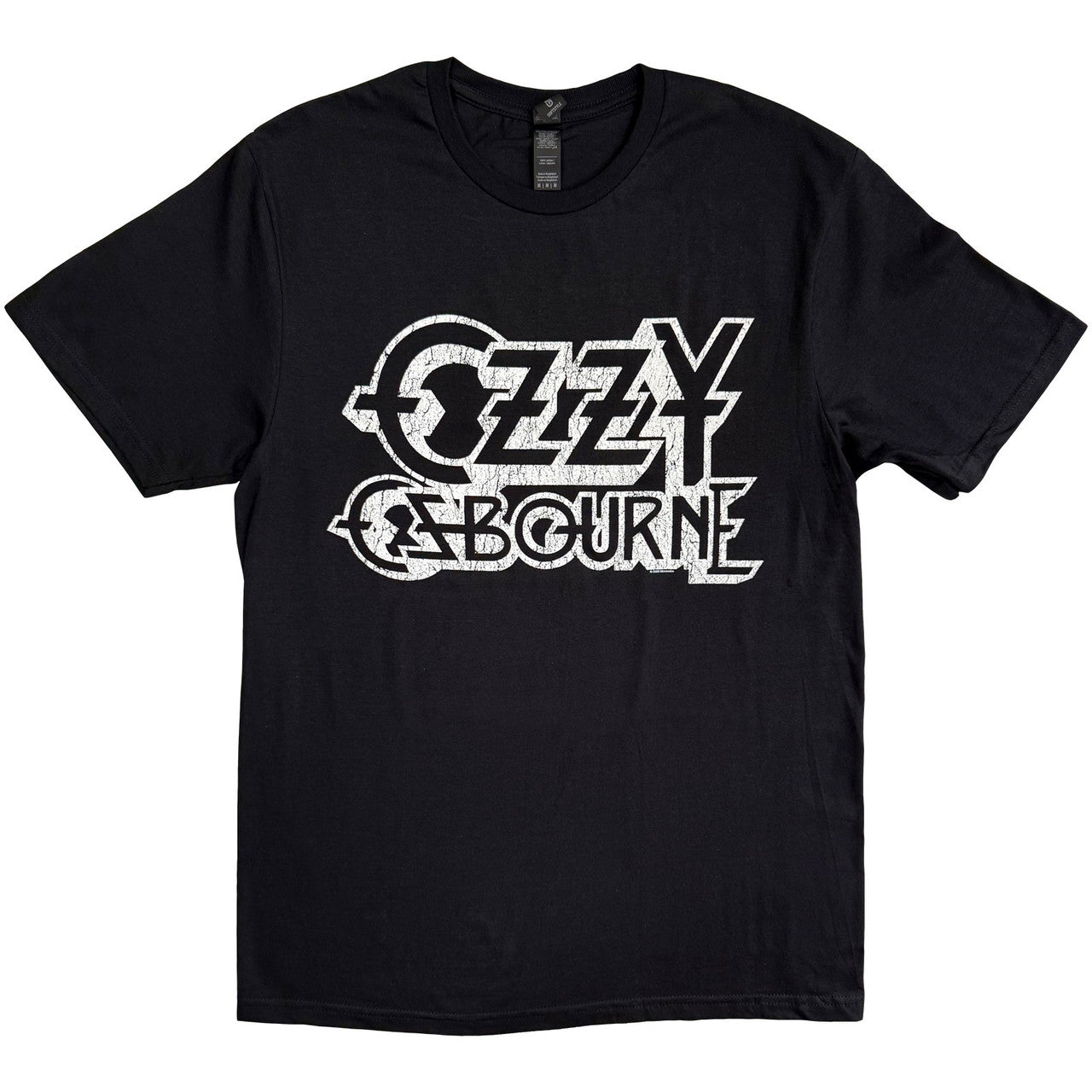 Ozzy Osbourne Unisex T-Shirt: Vintage Logo (Black)