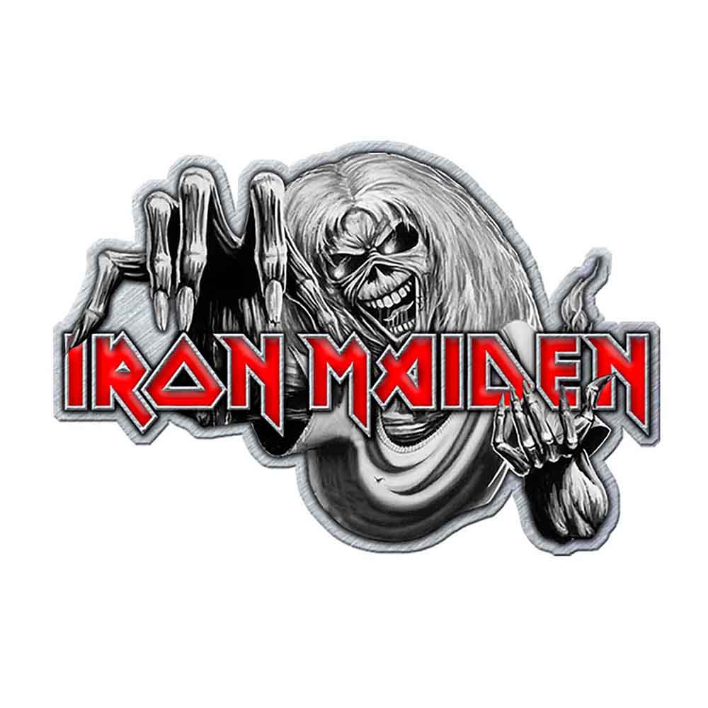 Iron Maiden Pin Badge: Number Of The Beast (Enamel In-Fill)