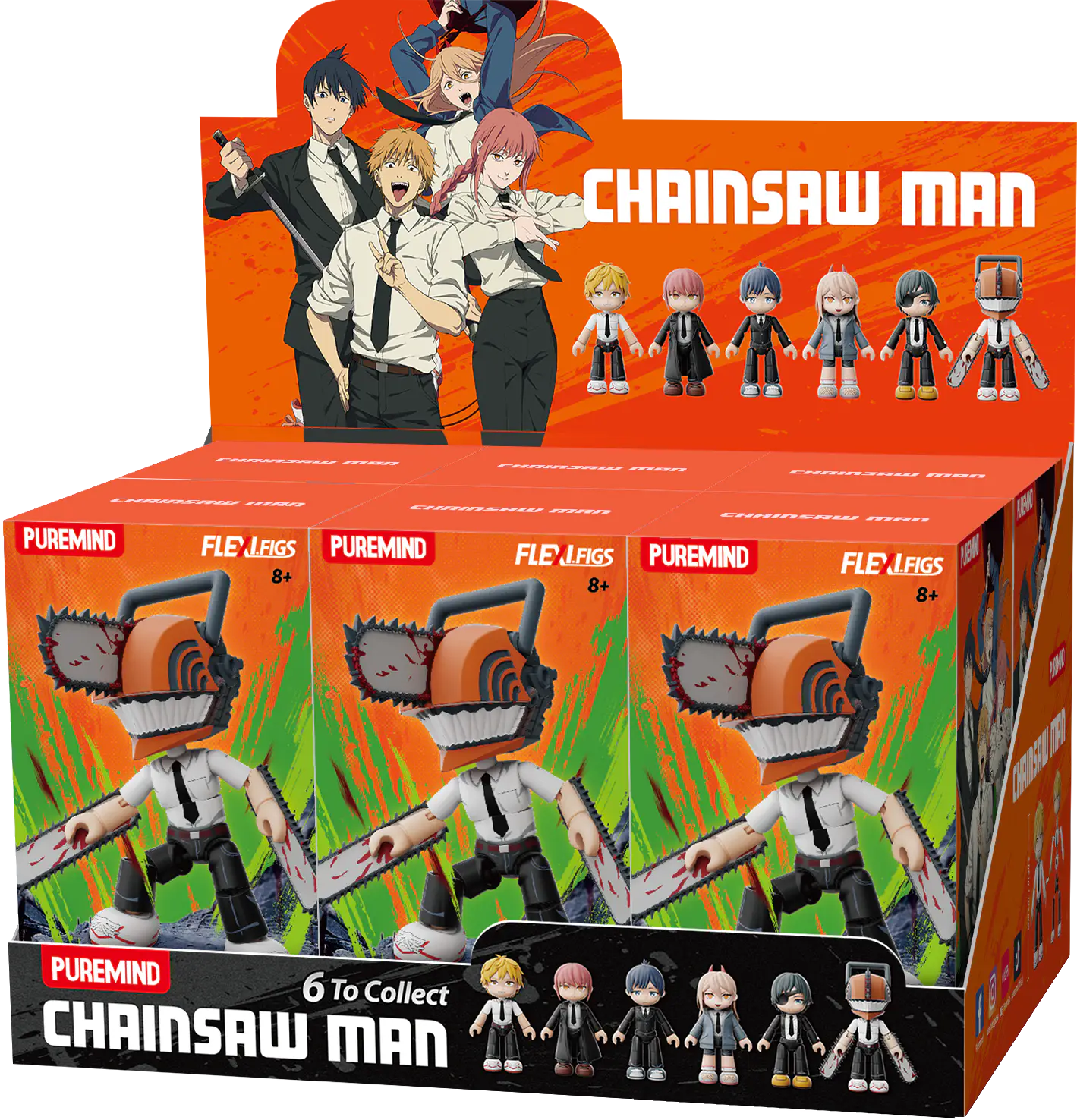 Chainsaw Man Flexi Figs Demon Hunter Squad (Blind Box)