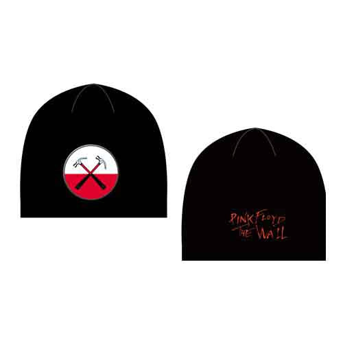 Pink Floyd Unisex Beanie Hat: The Wall Hammers Logo