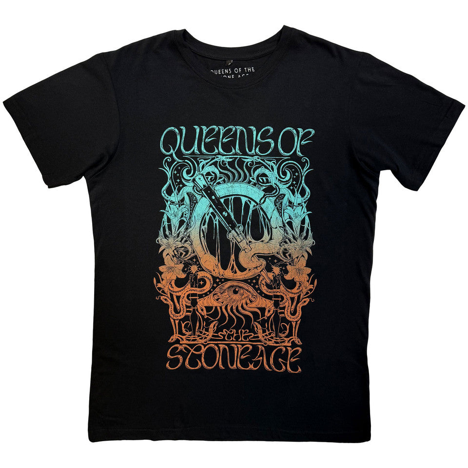 Queens Of The Stone Age Unisex Premium Carbon T-Shirt: Montage (Black)
