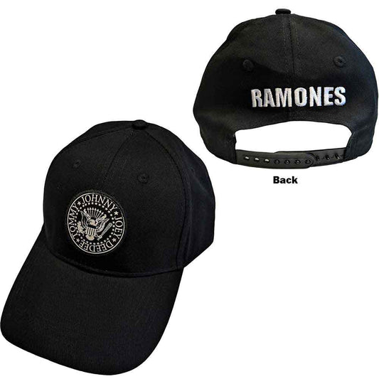 Ramones Unisex Baseball Cap: Presidential Seal (Black)
