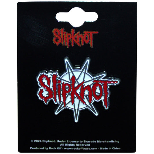 Slipknot Pin Badge: 9-Point Star Logo