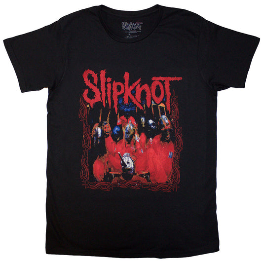 Slipknot Unisex T-Shirt: Band Frame (Black)
