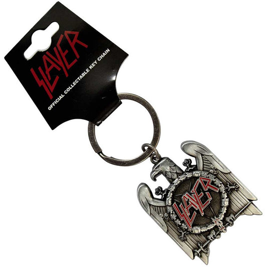 Slayer Silver Eagle V2 Die-cast Relief Keychain