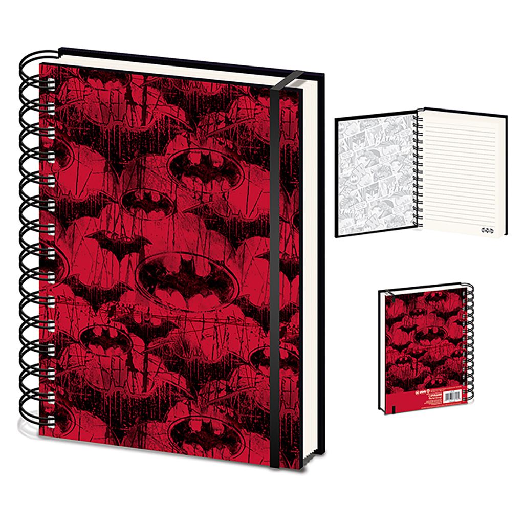 BATMAN (RED) A5 WIRO NOTEBOOK