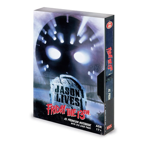 FRIDAY THE 13TH (SLASHER) VHS A5 PREMIUM NOTEBOOK