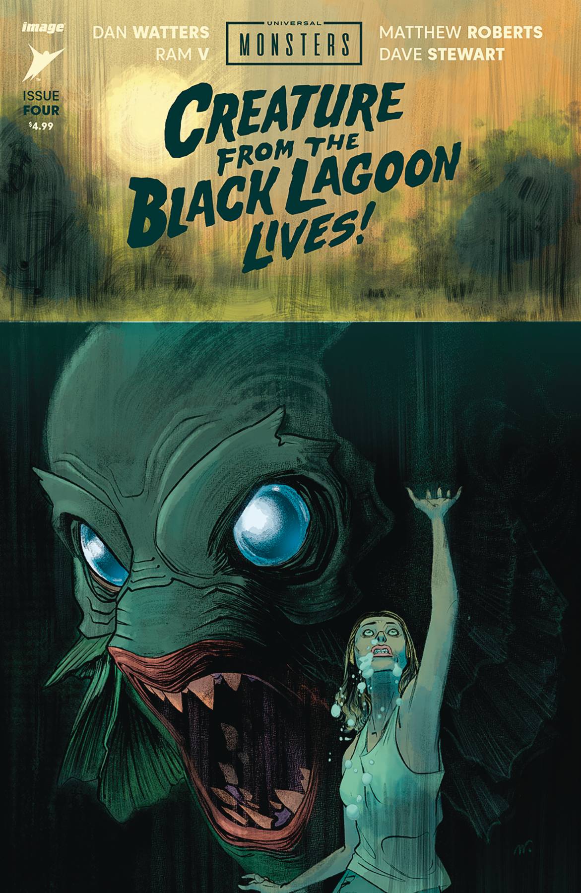 UNIVERSAL MONSTERS BLACK LAGOON #4 (OF 4) CVR A ROBERTS