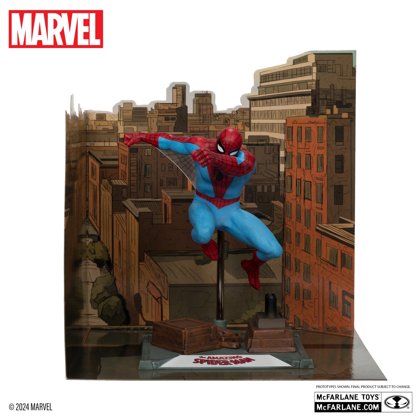 MARVEL 1/10 SCALE POSED FIG SPIDER-MAN BY STEVE DITKO