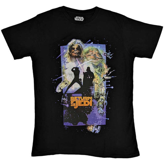Star Wars Unisex T-Shirt: Return Of The Jedi Poster (Black)