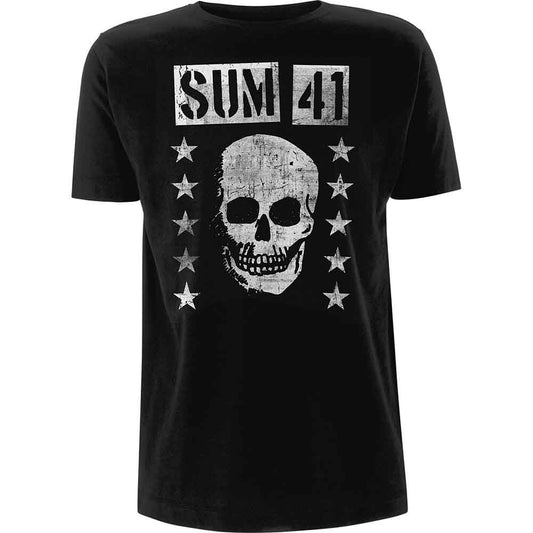 Sum 41 Unisex T-shirt: Grinning Skull