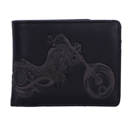 Embossed Motorcycle Bike Wallet