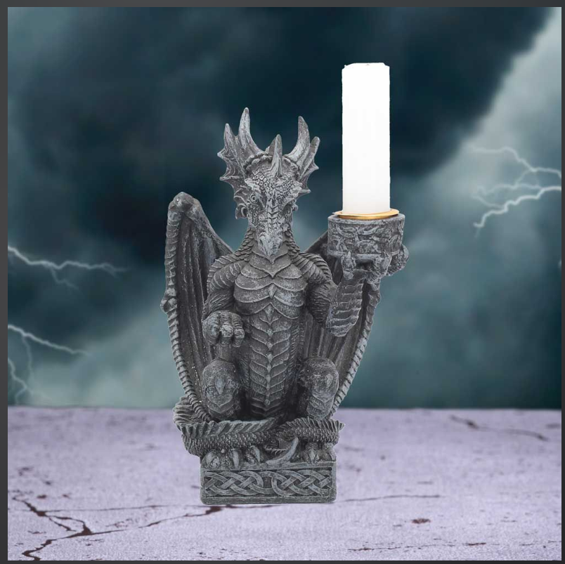 Light Keeper Dragon Candle Holder 15cm