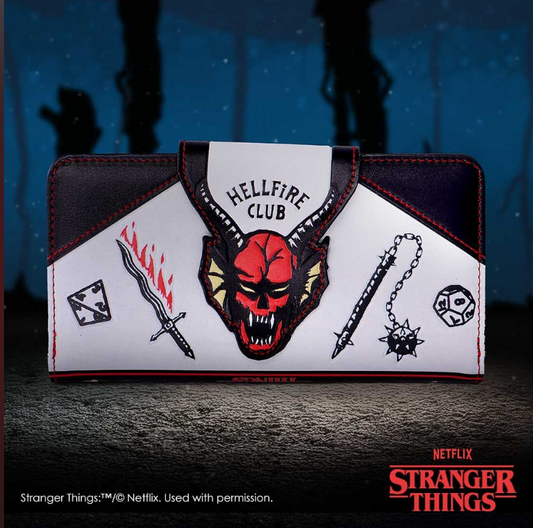 Stranger Things Hellfire Club Embossed Purse