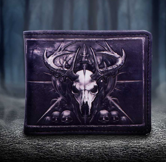The Dark Augury Embossed Wallet 9.5cm