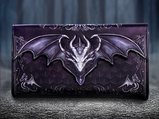 Dragon Scale Embossed Purse 9.5cm
