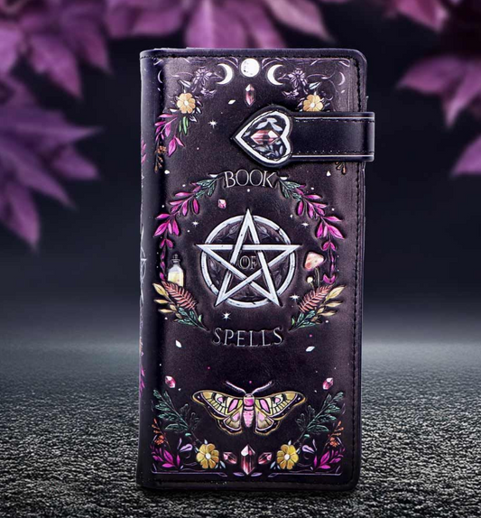 Book of Spells Embossed Purse 18.5cm