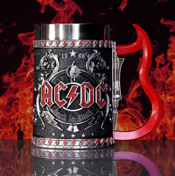 ACDC Back in Black Tankard 16cm