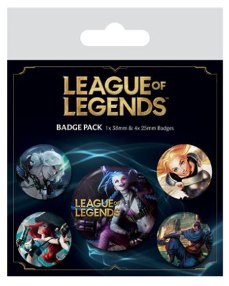LEAGUE OF LEGENDS (CHAMPIONS) BADGE PACK