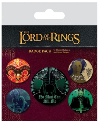 LORD OF THE RINGS (BE BOLD) BADGE PACK