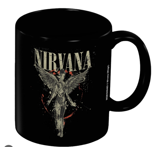 NIRVANA (WINGS) BLACK POD MUG